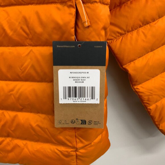 The North Face Men's Minoqua Insulated Down Jacket Size Medium NEW - Picture 2 of 4